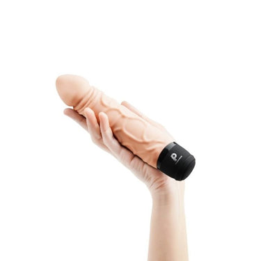 Powercocks Realistic Dildo Vibrator - Silky-Smooth Silicone, 3 Speeds, Lifelike Veining & Textured Base